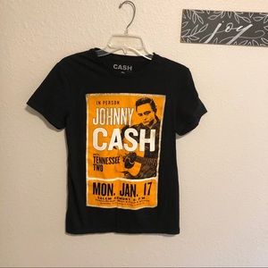 Johnny Cash Black Shirt- XS